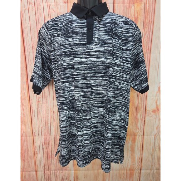 Under Armour Large Mens Iso-Chill Polo Shirt Striped Short Sleeve - Picture 1 of 8